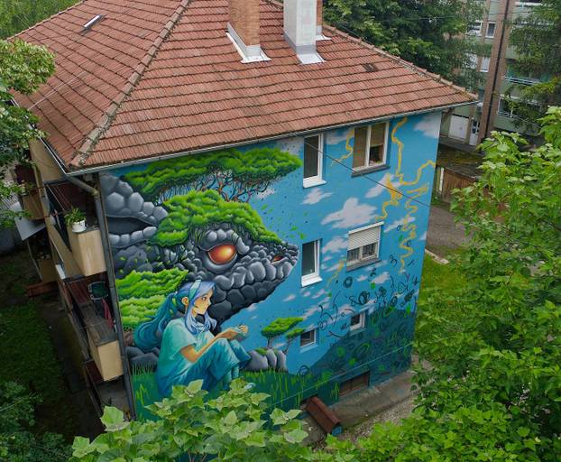 FOTO Grad pretvoren u galeriju: Pogledajte predivne murale na kućama i zgradama u Čačku