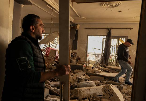 Aftermath of Israeli strikes in Beirut