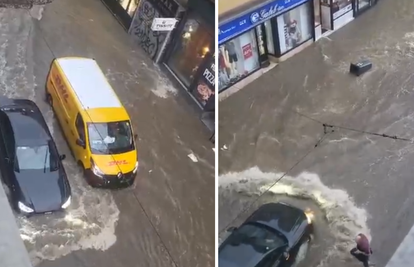 Kaos u Zagrebu: Neviđeno nevrijeme poharalo je grad, Ilica potpuno pliva pod vodom