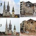 Zagreb na dan potresa i danas