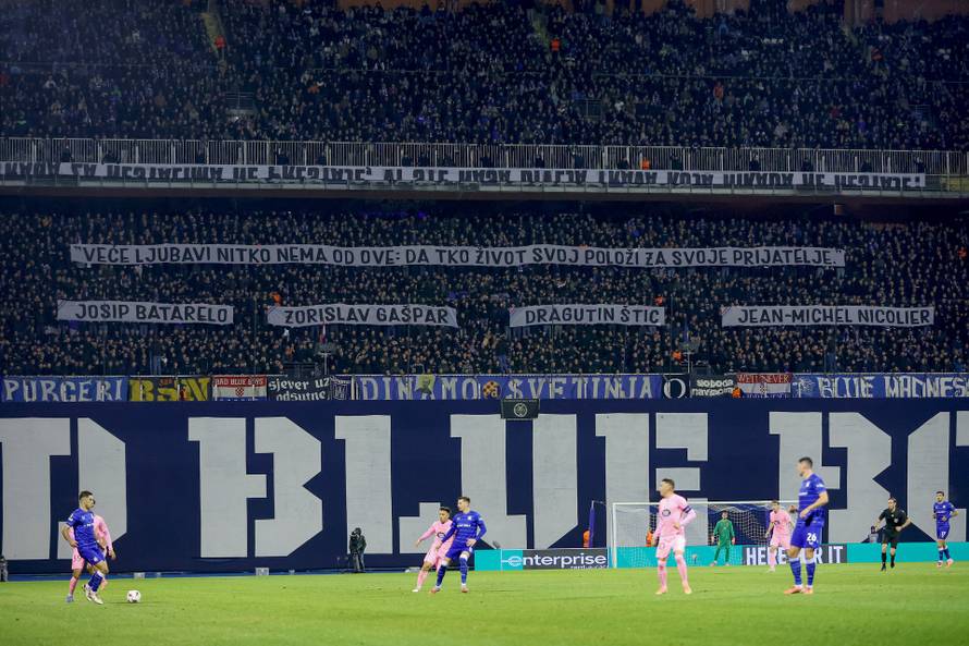 Zagreb: Navijači na utakmici GNK Dinamo - Celta Vigo