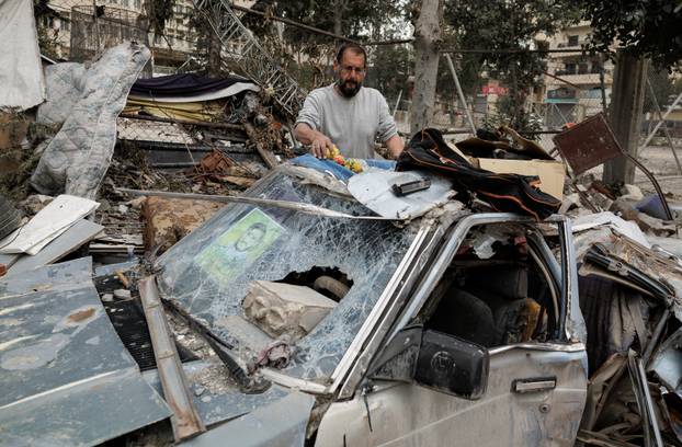 Displaced people return to their homes after a 10-day ceasefire between Lebanon and Israel went into effect.