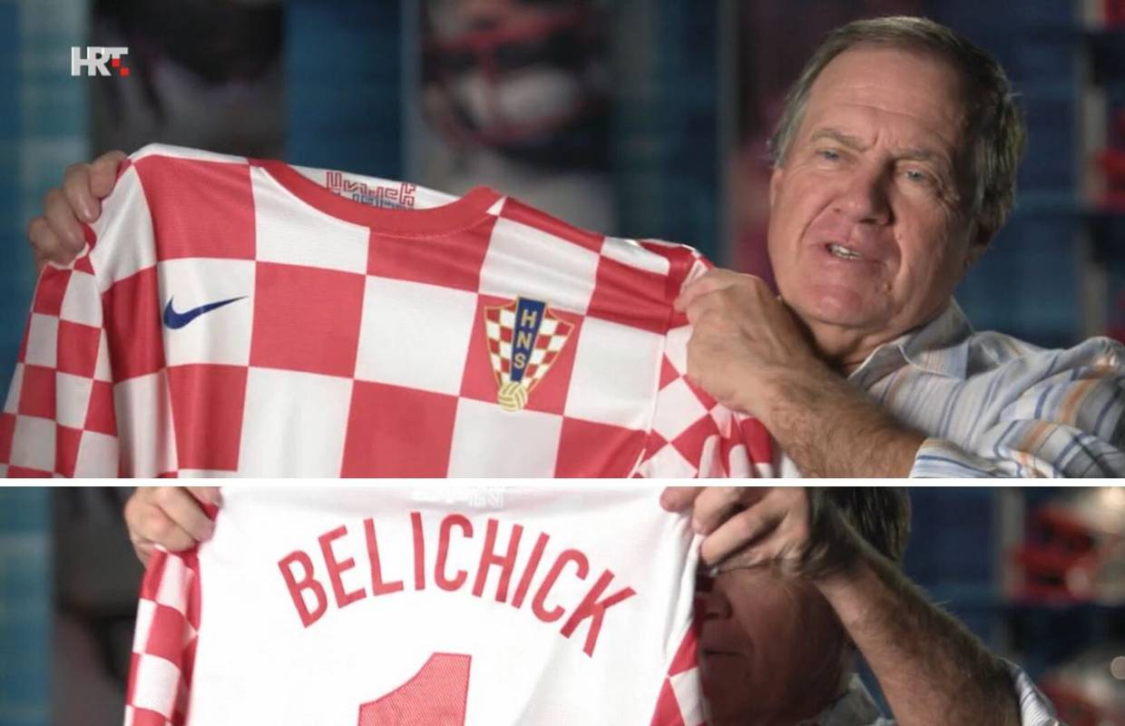 Belichick: Kad igra Hrvatska, izvučem ovaj dres i navijam...