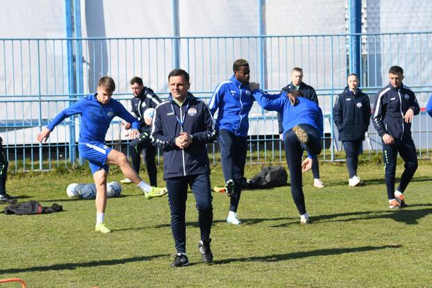 Koprivnica: Trening nogometa&scaron;a Slaven Belupa