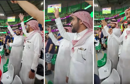 VIDEO Arapski šeici navijali za Hrvatsku i pjevali: 'U boj, u boj'