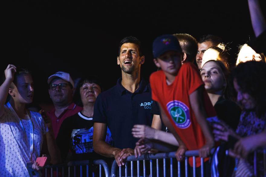 Novak Đoković i Donna Vekić na konceru Gibbonnija na Adria Touru