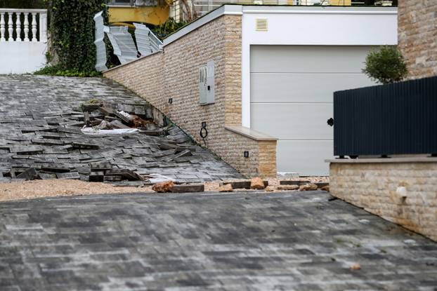 Kozino: Oštećen prilazni put koji vodi do luksuznih vila u vlasništvu Luke Modrića 