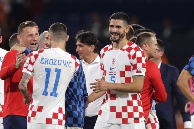 Rotterdam: Nogometaši Hrvatske slave ulazak u finale Lige nacija