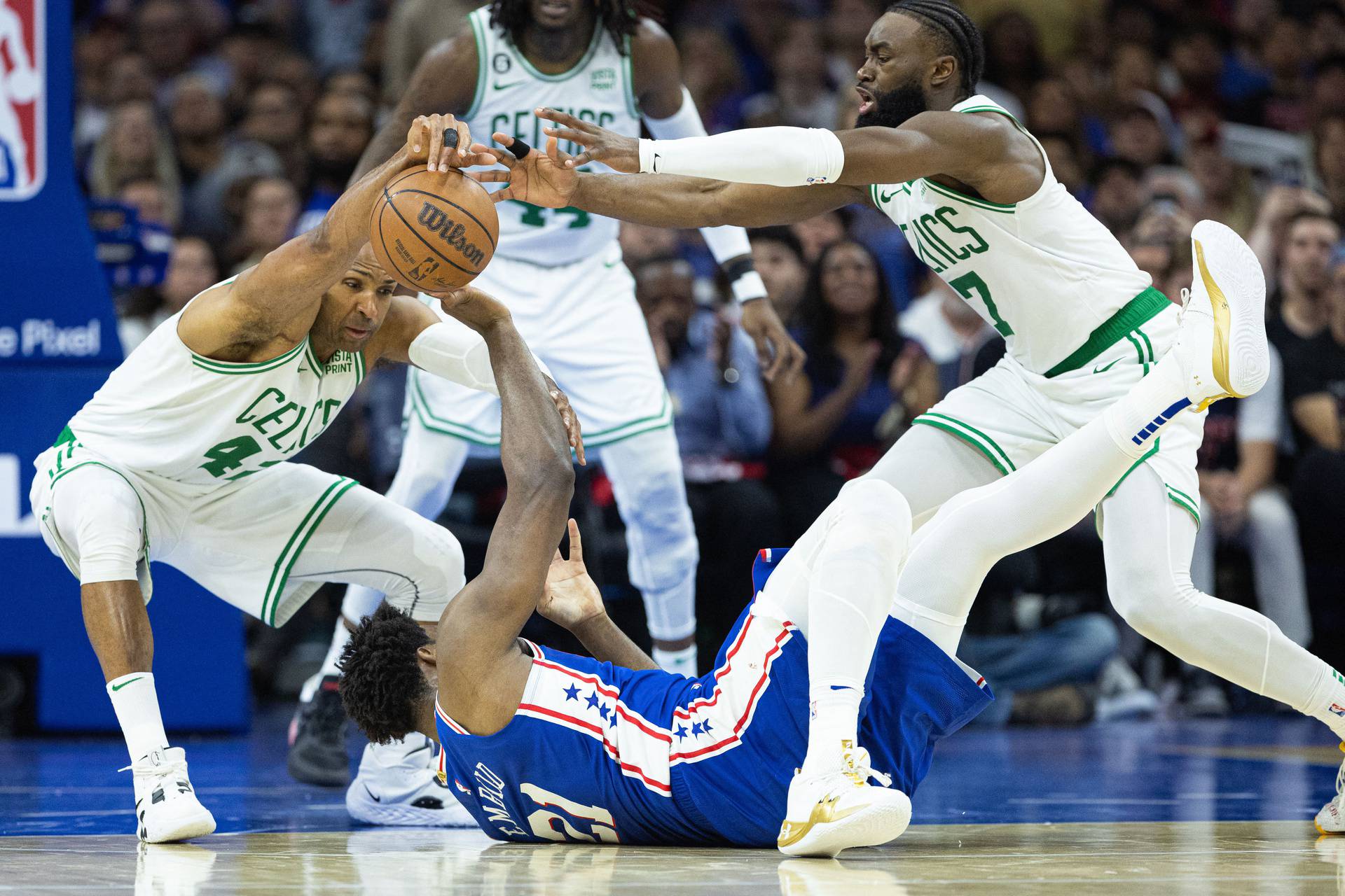 NBA: Playoffs-Boston Celtics at Philadelphia 76ers