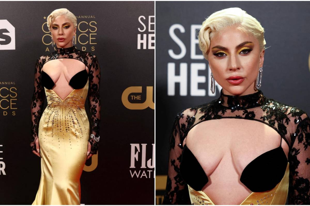 Lady Gaga se na crvenom tepihu pohvalila raskošnim dekolteom