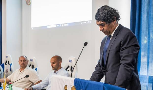 Split: Sjednica Županijskog Nogometnog Saveza na kojoj je izabran novi predsjednik Hrvoje Maleš