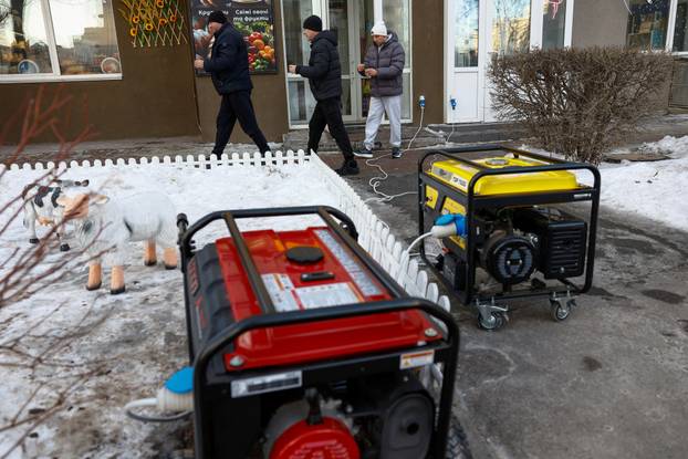 Power blackout in Kyiv