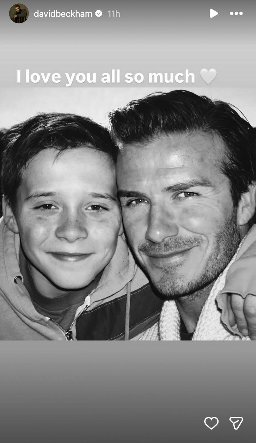 Beckham poslao izravnu poruku sinu u bolnoj čestitki za Novu