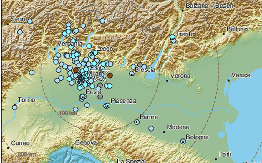 Dva snažna potresa: U Grčkoj 5.1,  u Italiji 4.6 prema Richteru