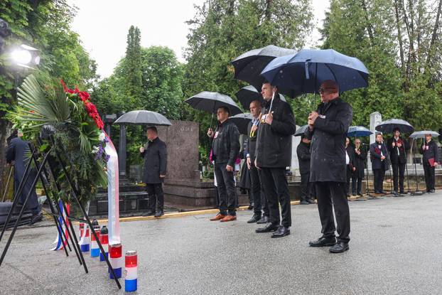 Zagreb: Komemoracija za žrtve Bleiburške tragedije na groblju Mirogoj