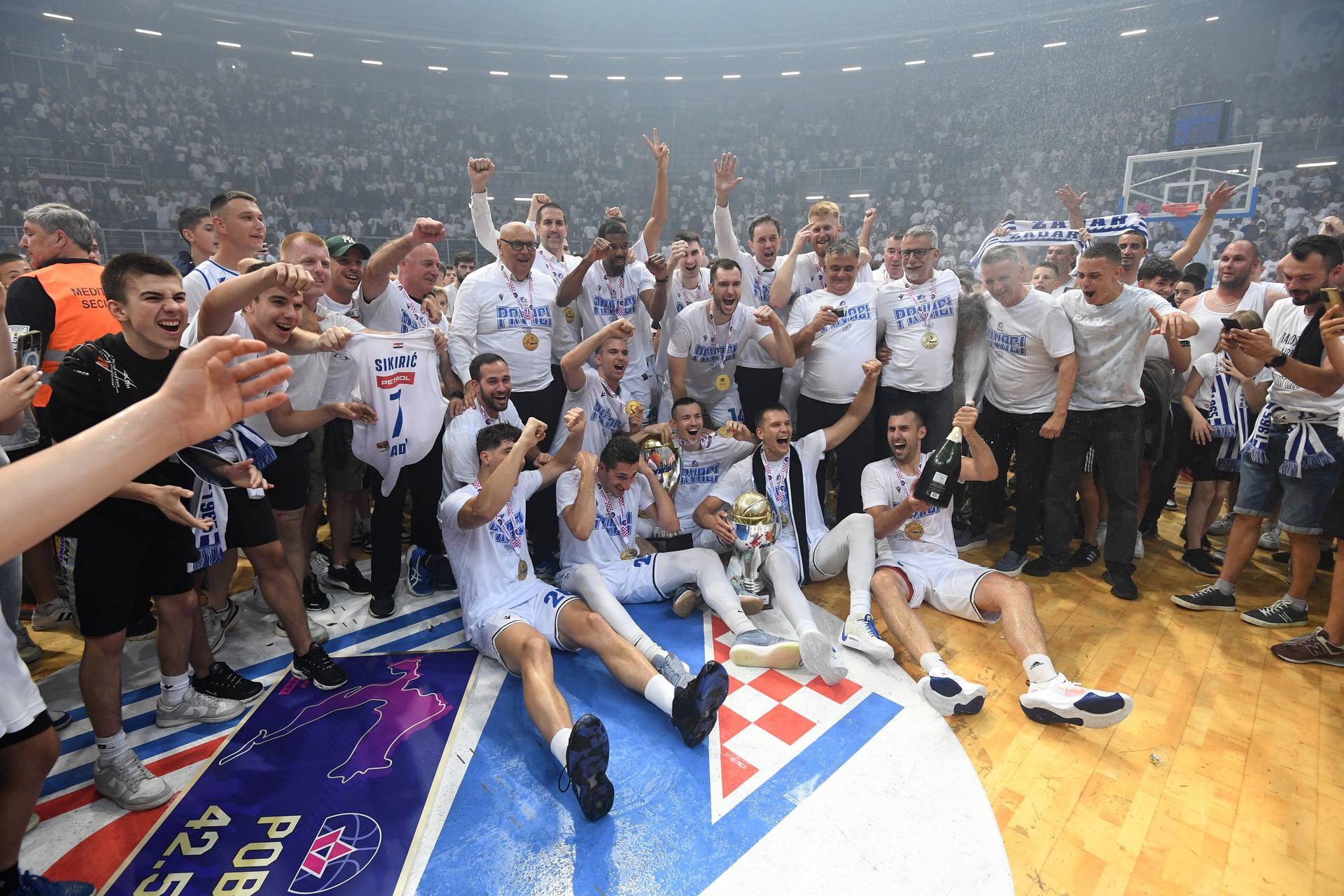 Zadar, 02.06.2024 - Kosarka: KK Zadar - KK Split, finale FAVBET Premijer lige