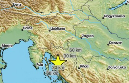 Potres kod Rijeke: 'Probudilo me, lijepo je puklo i zatreslo'