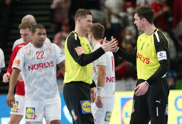 EHF 2022 Men's European Handball Championship - Main Round - Denmark v Croatia