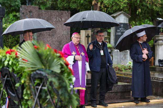 Zagreb: Komemoracija za žrtve Bleiburške tragedije na groblju Mirogoj
