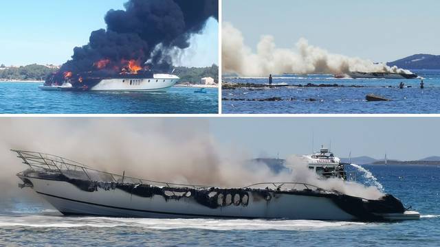 Drama kod Biograda: 'Strašno, ne znamo kako je izbio požar, nismo nikog zatekli na brodu'