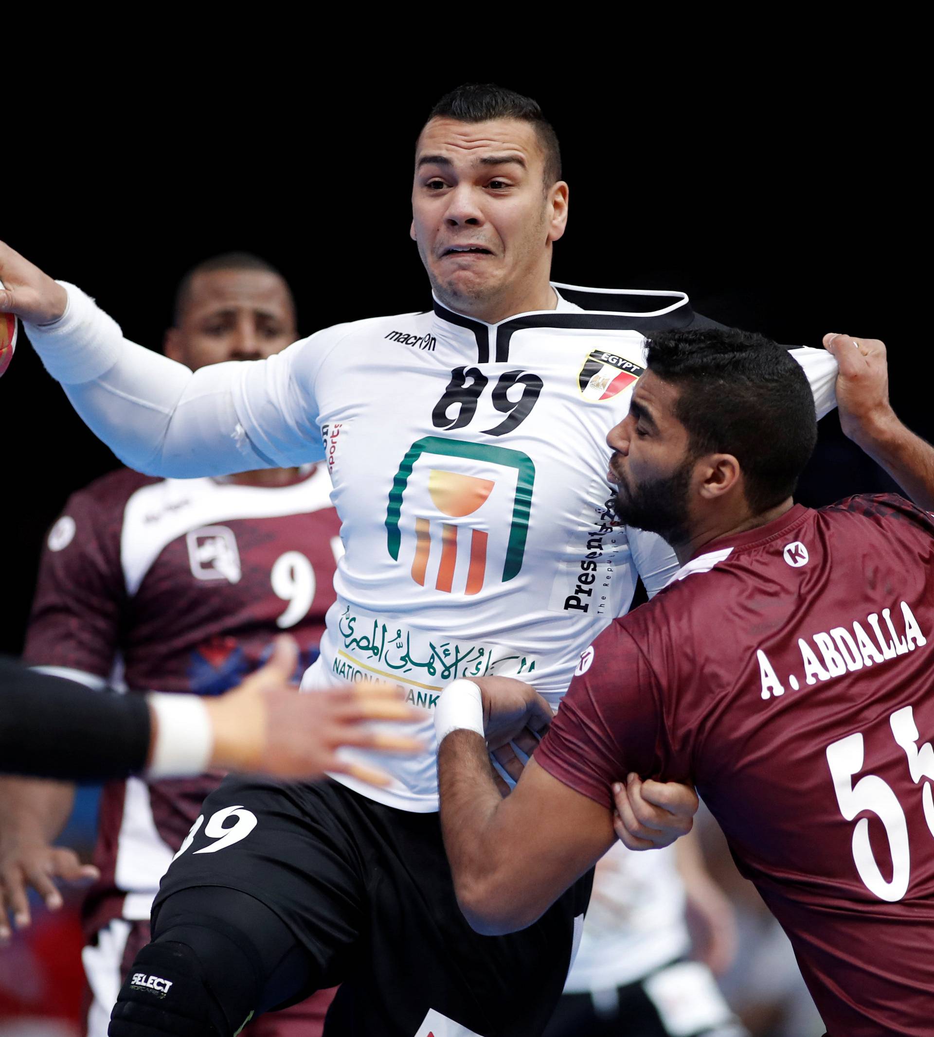 Men's Handball - Qatar v Egypt - 2017 Men's World Championship Main Round - Group D