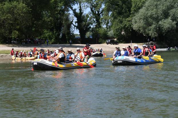 Rafting Hrvatskom Amazonom - Drava 2025. od legradskog ušća Mure u Dravu do Ješkova