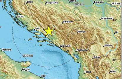 BiH zatresao potres, epicentar bio kod Gruda: 'Dobro nas je zatreslo,  vrata su se tresla...'