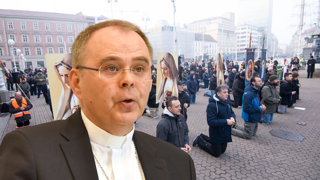 Varaždinski biskup Bože Radoš na misi: 'Nemojte moliti na javnim mjestima, po trgovima'