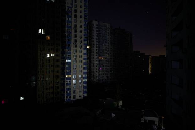 Power blackout in Kyiv