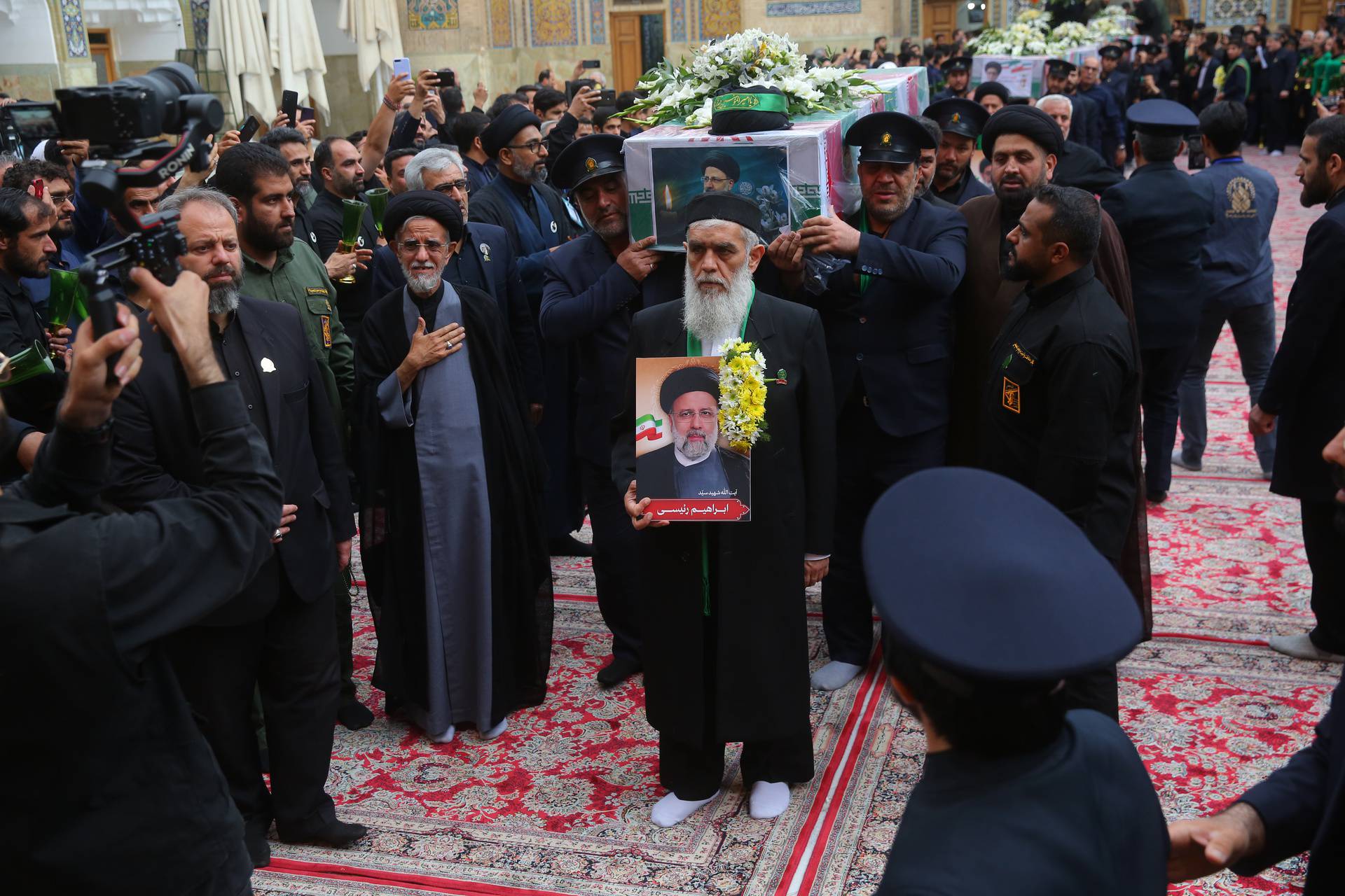 Iran's President Raisi funeral procession