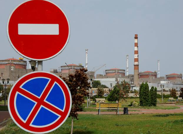 Zaporizhzhia Nuclear Power Plant near Enerhodar