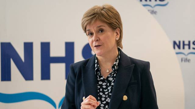 FILE PHOTO: Nicola Sturgeon makes her last official visit as Scotland's First Minister