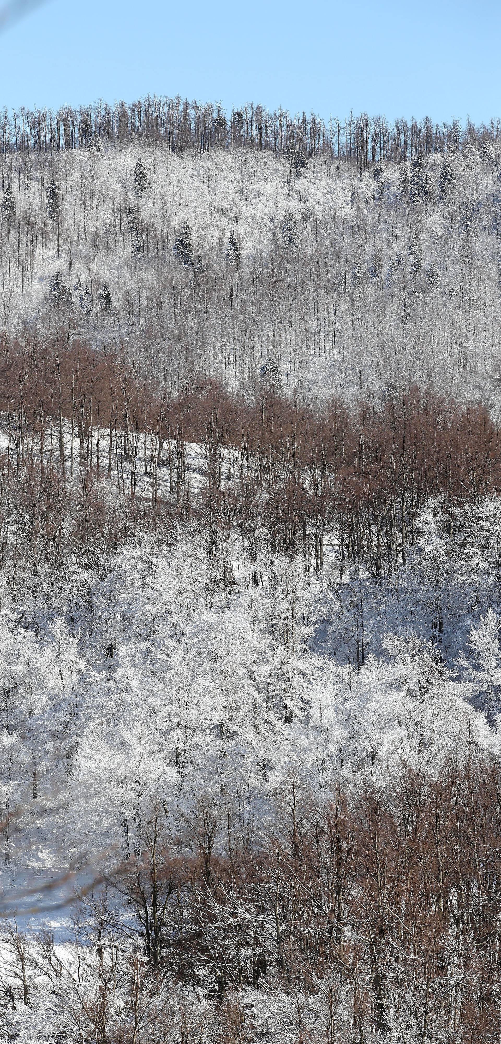 Fotografije Gorskog kotara pod snijegom izgledaju kao iz bajke
