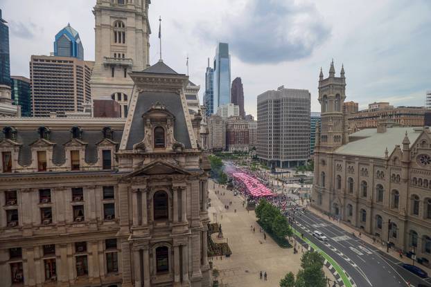SP 2026 Philadelphia: Navijači razvili veliku hrvatske zastavu na uoči utakmice s Ganom 