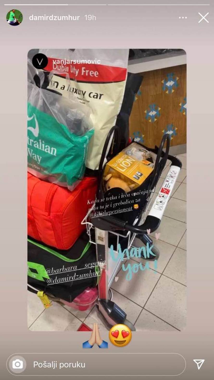 Šegetin prekinula s tenisačem? Ne prate se više na Instagramu