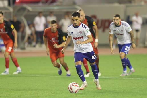 VIDEO Hajduk - Gorica 2-0: Dva penala, dva gola! Benrahou i Šego srušili desetkovanu Goricu