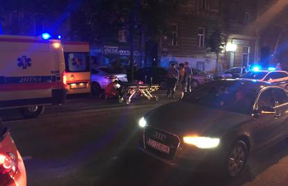 U središtu Zagreba u nesreći ozlijeđen motociklist