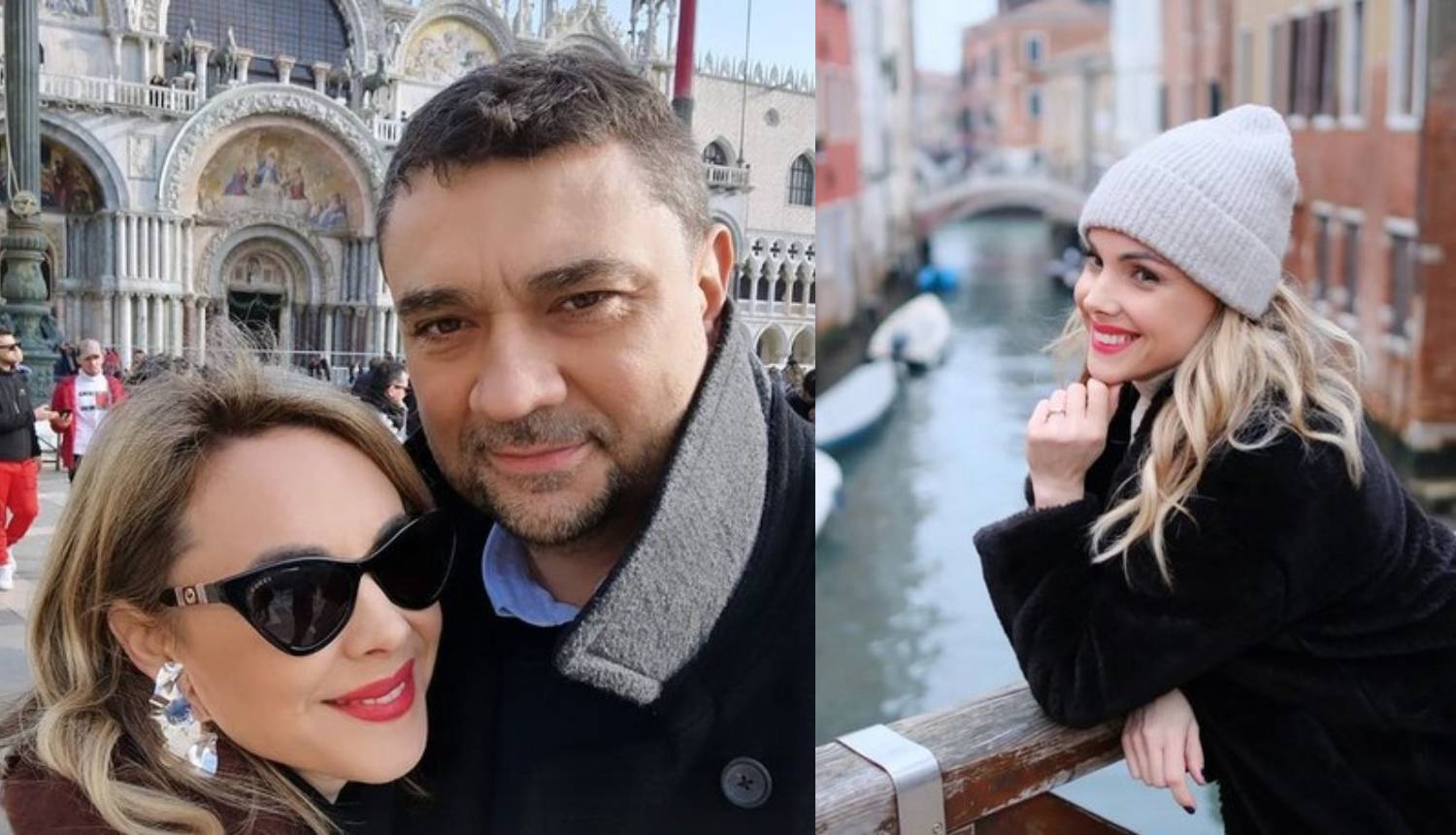 Romantika je u Veneciji: Mirna Maras uživa u zagrljaju supruga