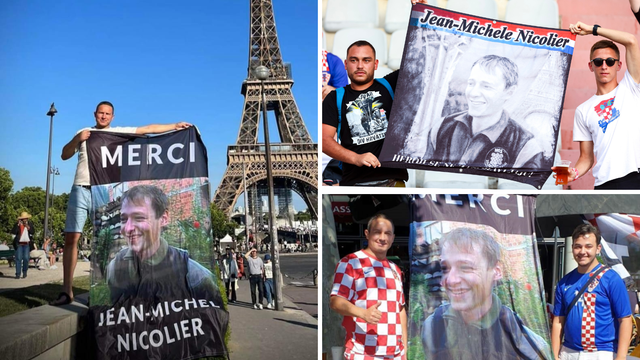 Izradio transparent Nicolieru u čast: Jean-Michelov nećak slikao se s njim, ponosan je
