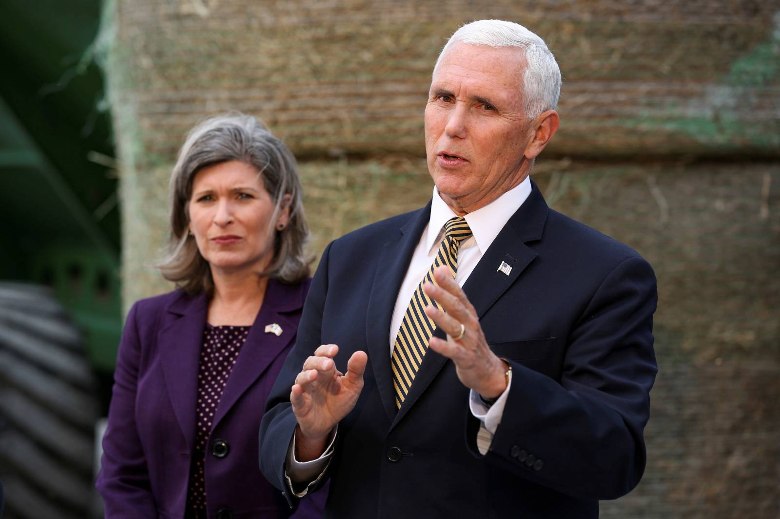 Vice President Mike Pence delivers remarks at Manning Farms in Waukee Iowa