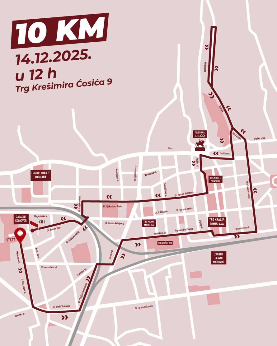 U nedjelju starta  Advent run! Evo koje ulice će biti zatvorene