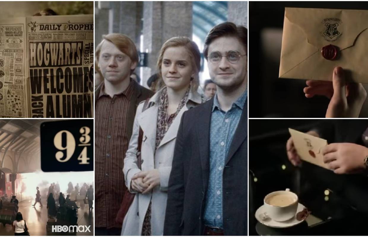 VIDEO Prvi kadrovi 'Povratka u Hogwarts' Harry Potter, Ron i Hermiona