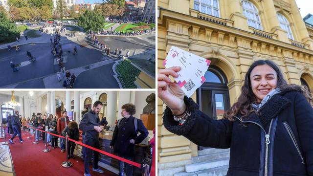 VIDEO Pogledajte red ispred HNK u Zagrebu: 'Čekala sam od 5 ujutro, na balet vodim mamu'