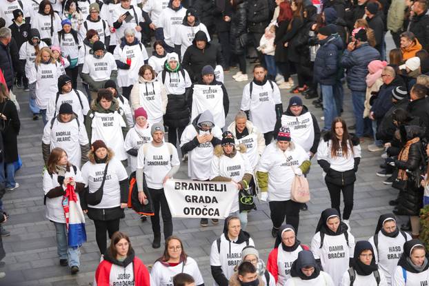 Vukovar: Kolona sjećanja na žrtvu Vukovara