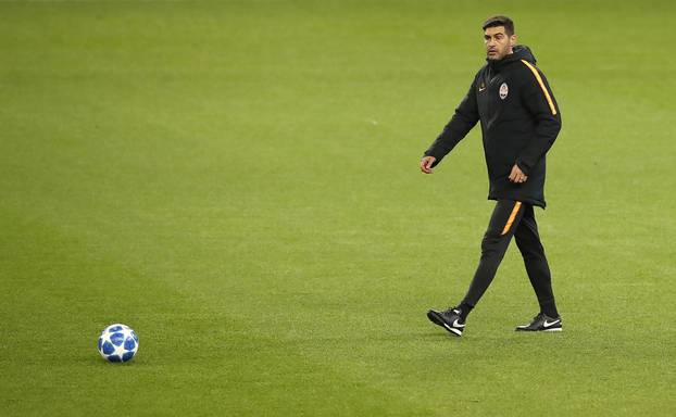 Shakhtar Donetsk Training Session and Press Conference - Etihad Stadium