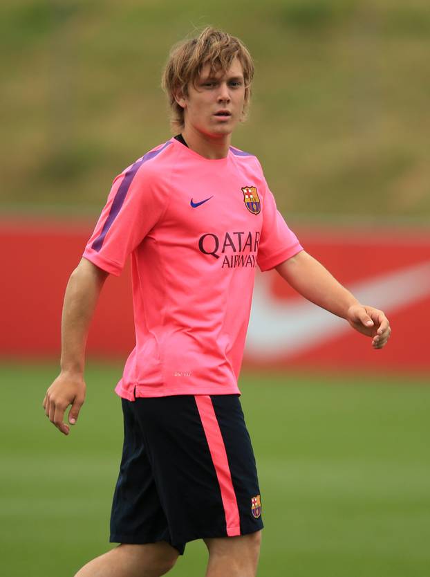 Burton Upon Trent: Alen Halilovi? na treningu Barcelone