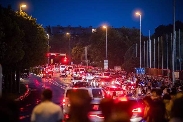 Split: Gužva nakon završetka Ultra Festivala