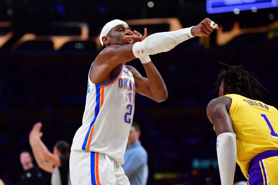 NBA: Oklahoma City Thunder at Los Angeles Lakers