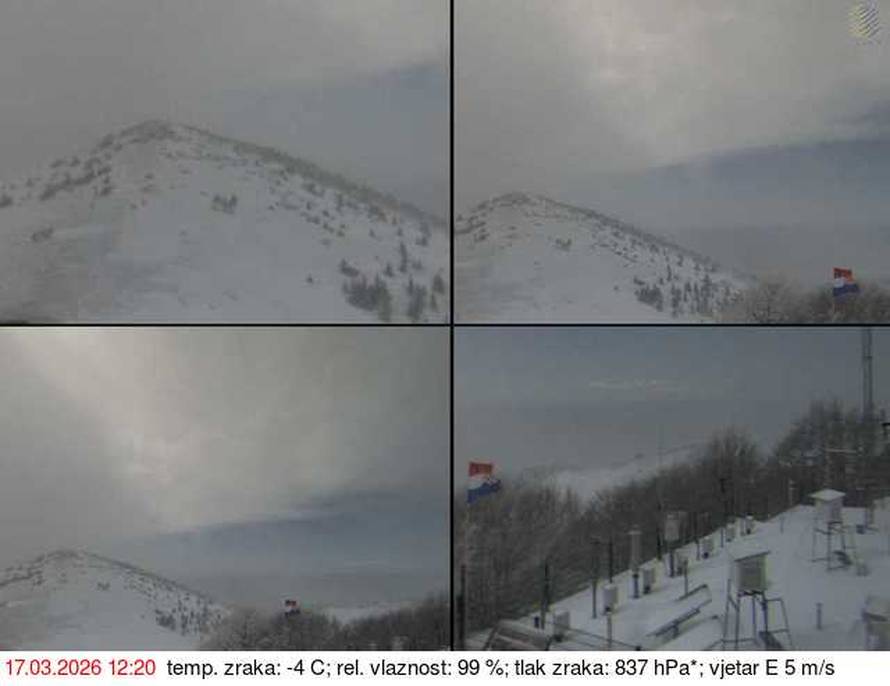 VIDEO U Hrvatskoj pada snijeg