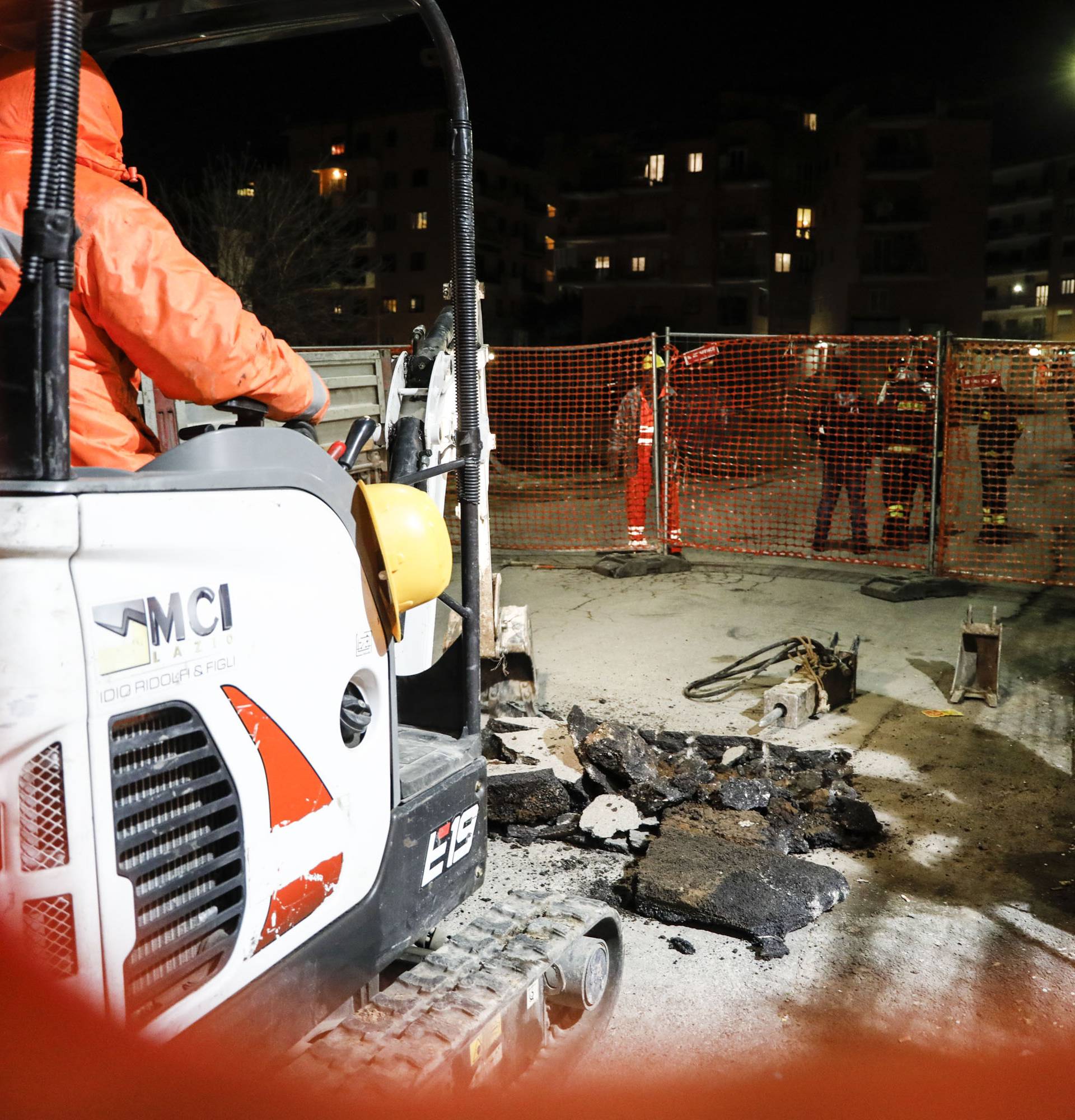 Rome, Via Lattanzio, collapses the road to the Balduina